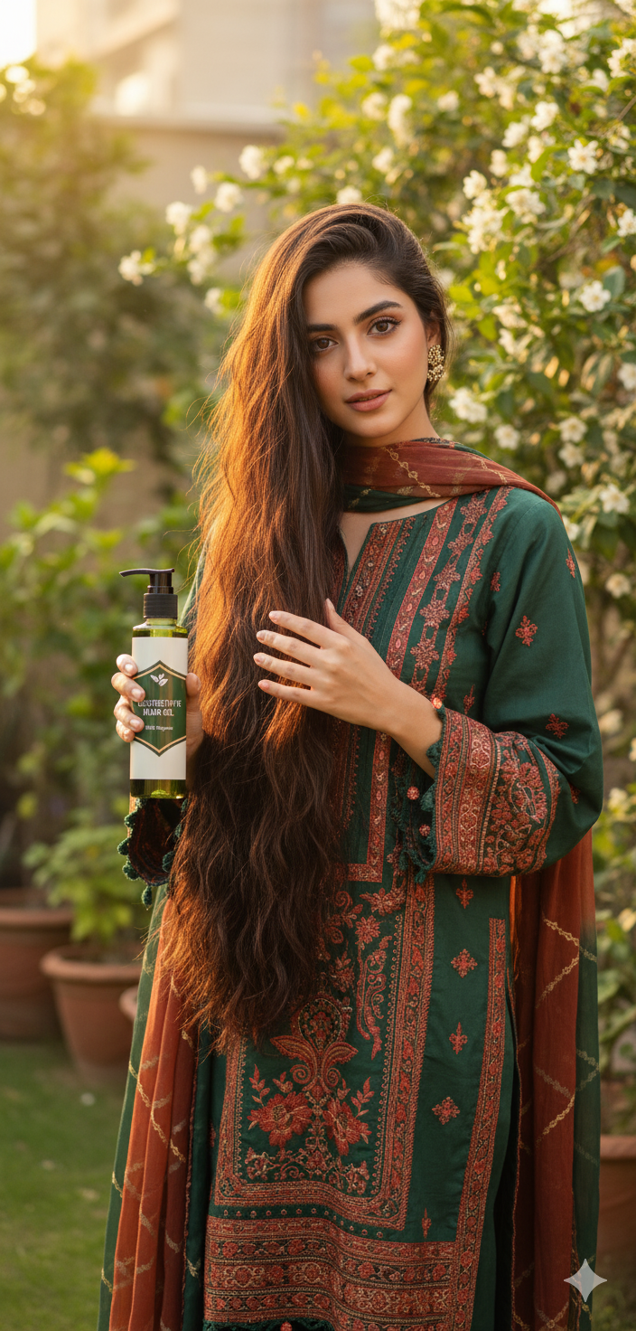 NaturaGlow Herbal Hair Oil – For Stronger, Shinier, Healthier Hair